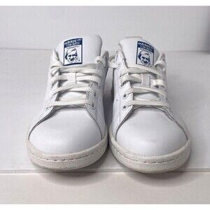 Adidas Stan Smith Men's Tennis Shoes - Size 6 White‎ Blue S74778 Sneakers